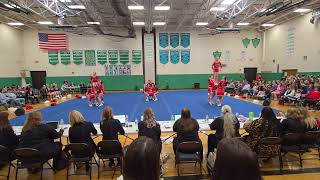 Hornell Varsity Cheer at canaserega competition winter 24 [upl. by Aim]