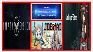 3 New Free To Play Games On Steam 12082024 [upl. by Llaccm]