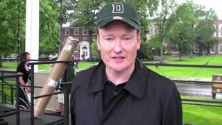 Conan OBrien Rehearses for His Dartmouth Commencement Address [upl. by Siraved]