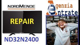 Riparare TV Nordmende ND32N2400 Conviene [upl. by Ynahpets]