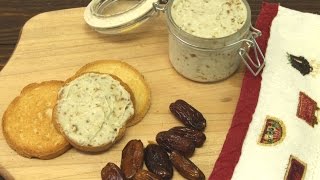 Paté de queso azul y dátiles con Thermomix  Receta fácil [upl. by Eimerej]