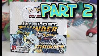 Opening A Lost Thunder Booster Box Part 2 [upl. by Sihtam]