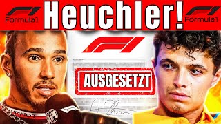 Hamilton schießt zurück auf Norris nach BRUTALEN KOMMENTAREN [upl. by Wanids]