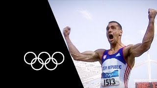 Roman Šebrle Sets Incredible Decathlon Olympic Record  Olympic Records [upl. by Lahpos]