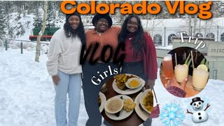 Colorado Vlog It snowed on us larmier square ✨ Georgetown Loop❄️ Union Station 🚊 [upl. by Ittocs]