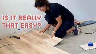 Beginners Guide  How To Install Vinyl Plank Flooring  Anikas DIY Life [upl. by Hudgens]