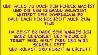 Die Ärzte  Männer sind Schweine Lyrics [upl. by Meeharb243]