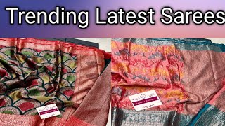 Trending Latest Sarees trending latest saree fancy subscribe fashion shorts ytshorts telugu [upl. by Cooley88]