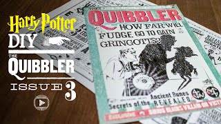 Quibbler 3  Fully Readable Harry Potter DIY [upl. by Bethesde]