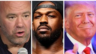 Jon Jones reacts Dana White and Donald Trump Election Night [upl. by Spiros976]