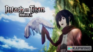 Attack On Titan Season 4 pt 3 Episode 2 End Credits Song  The Battle Of Heaven And Earth  Last Ep [upl. by Alverson]