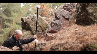 Gradiometer GEM GSM19G exploration in Bosnek karst area Bulgaria [upl. by Atnwahsal]