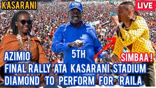 KASARANI STADIUM LIVE TODAY  AZIMIO RALLY AZIMIO LA UMOJA TODAY LIVE  KASARANI STADIUM LIVE NOW [upl. by Nerw196]