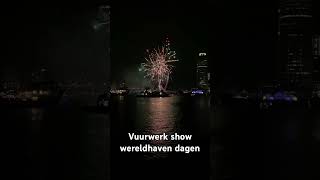 Vuurwerkshow wereldhaven dagen [upl. by Kamal]