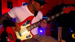 Rage Against The Machine  Maggies Farm bass cover with tab [upl. by Narmak360]