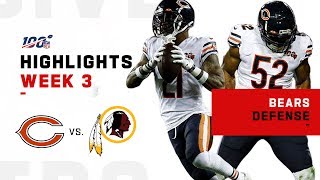 The Monsters of the Midway are Back w 5 Turnovers amp 4 Sacks  NFL 2019 Highlights [upl. by Tristam932]