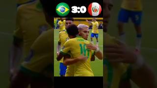 Brazil VS Peru 2026 World cup Qualifiers match 04 GoaL Highlights 🤯🔥 youtube shorts football [upl. by Nonrev]