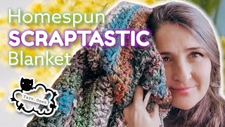 How to Crochet a SCRAPTASTIC STASH BUSTING BLANKET [upl. by Rugg]