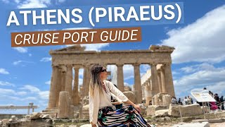 Athens Piraeus Greece Cruise Port  Top 10 Things to Do in Athens 4K [upl. by Jojo]