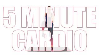 5 Minute Fat Burning Cardio [upl. by Gemoets]