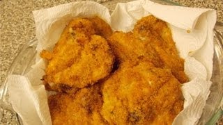 Crispy Oven Fried Chicken Quick and Easy by Hubby and The Wife [upl. by Enitsej]