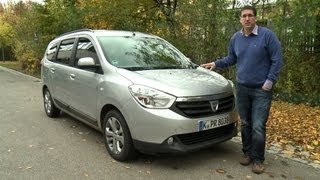 Dacia Lodgy Der günstigste Van Deutschlands im großen VideoTest [upl. by Patrick]