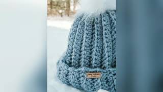 Gorros tejidos en crochet y dos agujas  ganchillo [upl. by Vlad827]