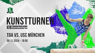 TG Allgäu vs USC München  3 Bundesliga Kunstturnen  Deutsche Turnliga [upl. by Cilurzo]