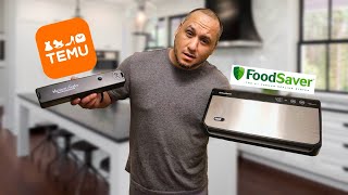 Food Saver Vacuum Sealer VS Temu vacuum sealer [upl. by Eelsha209]