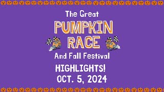 The 2024 Great Pumpkin Race and Fall Festival Highlights [upl. by Diarmuid]