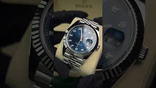 ROLEX DATEJUST 41MM BLUE DIAMOND DIAL 2024 [upl. by Gavette]