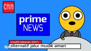 Mudik lebaran 2021 jalur alternatif  cnn indonesia parodi [upl. by Aciretnahs]