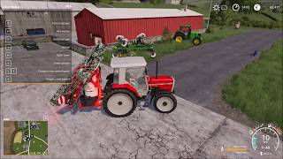 Farming Simulator 19 How to spray with Kuhn Deltis 1302 [upl. by Diann]