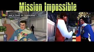 Mission Impossible  Embassy Function N64 vs PS1 Comparison [upl. by Lartnom]