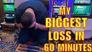 My BIGGEST LOSS Ever On Slots In 1 Hour [upl. by Iidnarb360]