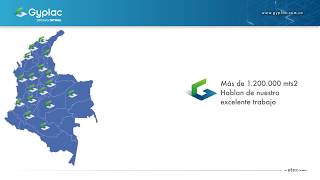 Gyplac SA ® construye país Casos de éxito con más de 1200000 M2 ConstruirEnSeco [upl. by Angelica319]