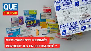 Médicaments périmés  perdentils en efficacité  I UFC Que Choisir [upl. by Zetnahs508]