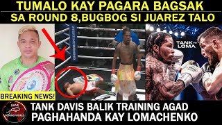 BREAKING Tumalo Kay Albert pagara Na Si Cesar Juarez Talo Bagsak Sa Round 8Tank Davis Balik Ensayo [upl. by Dunn]