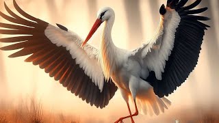 LEYLEK SESİ  White Stork  Ciconia ciconia [upl. by Ecnarret]