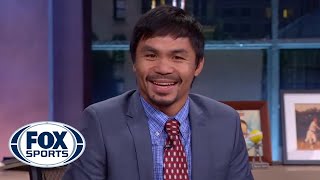 Manny Pacquiao talks Timothy Bradley and Floyd Mayweather on Crowd Goes Wild [upl. by Eolcin688]