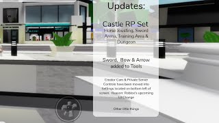 Brookhaven RP🏡… Castle Update 2023 [upl. by Livia]