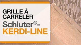 Comment installer la grille à carreler Schluter®KERDILINE [upl. by Lacie64]