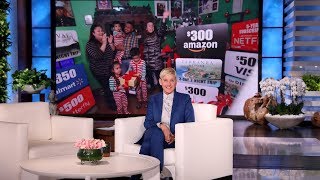 Ellen Shocks Sweet Family with All of the 12 Days of Giveaways [upl. by Doretta]