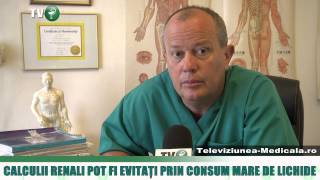 Calculii renali pot fi evitati prin consum mare de lichide [upl. by Phylys]