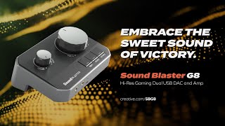 Sound Blaster G8  HiRes Gaming DUAL USB DAC and Amp [upl. by Neveda421]