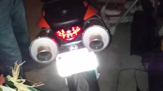 Integrated smoked tail light for KTM Super Duke 990 [upl. by Kwan]