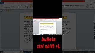 Ms word most important short key word shortvideo viralvideo trending msword [upl. by Godrich599]