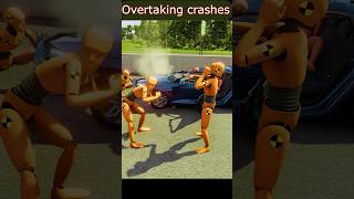 Overtakes and car Crashes BeamNGdrive beamngdrive carcrashes overtaking shorts shortsfeed [upl. by Nilyad]