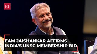 When will India get UNSC permanent membership EAM Jaishankar answers [upl. by Alodee934]