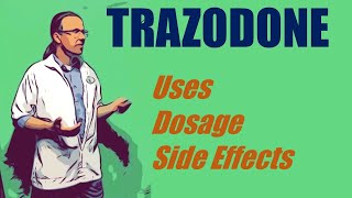 trazodone 50 mg uses dosage and side effects [upl. by Beatrix]